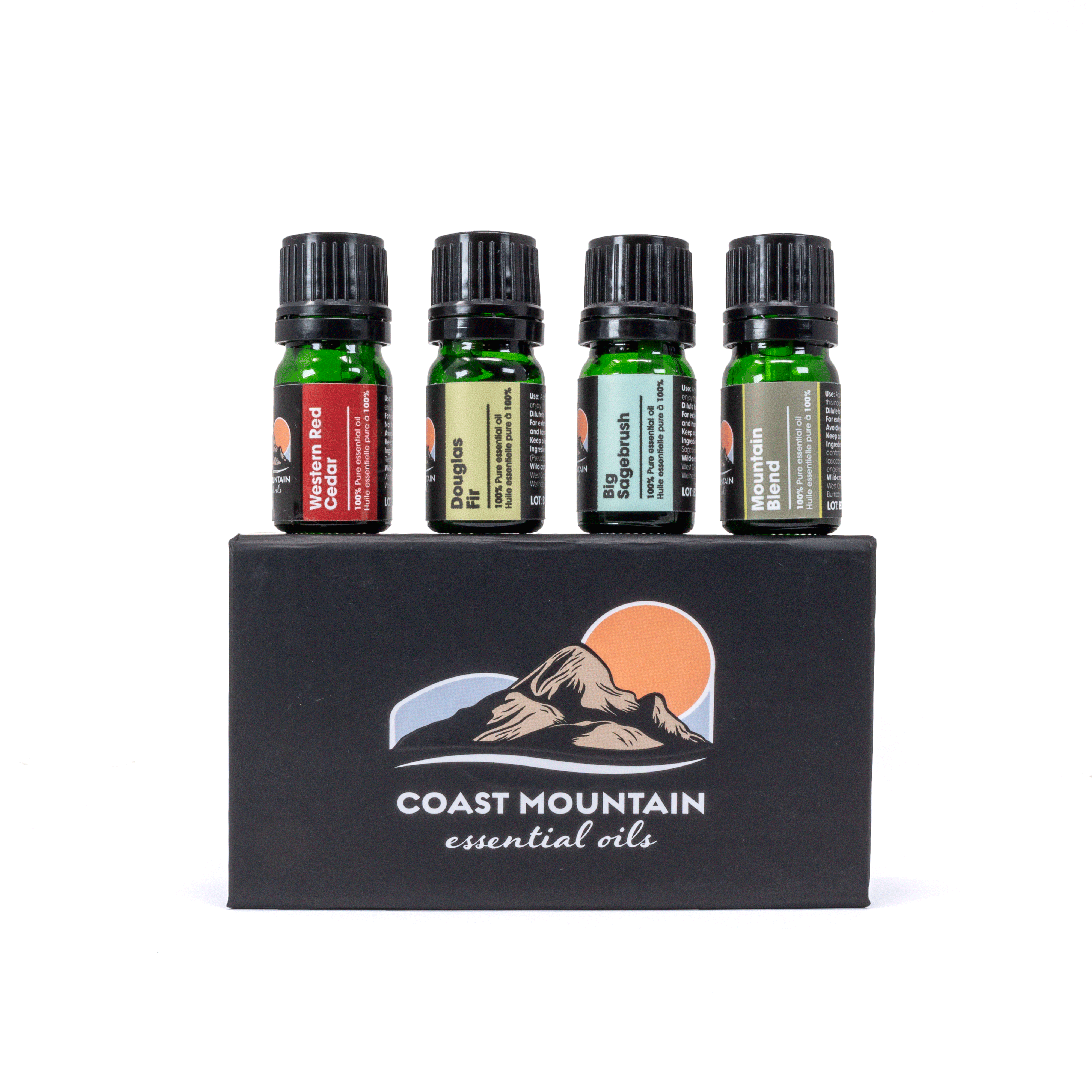 Wildcrafted Essential Oil Gift Pack (4x5ml) – Coast Mountain