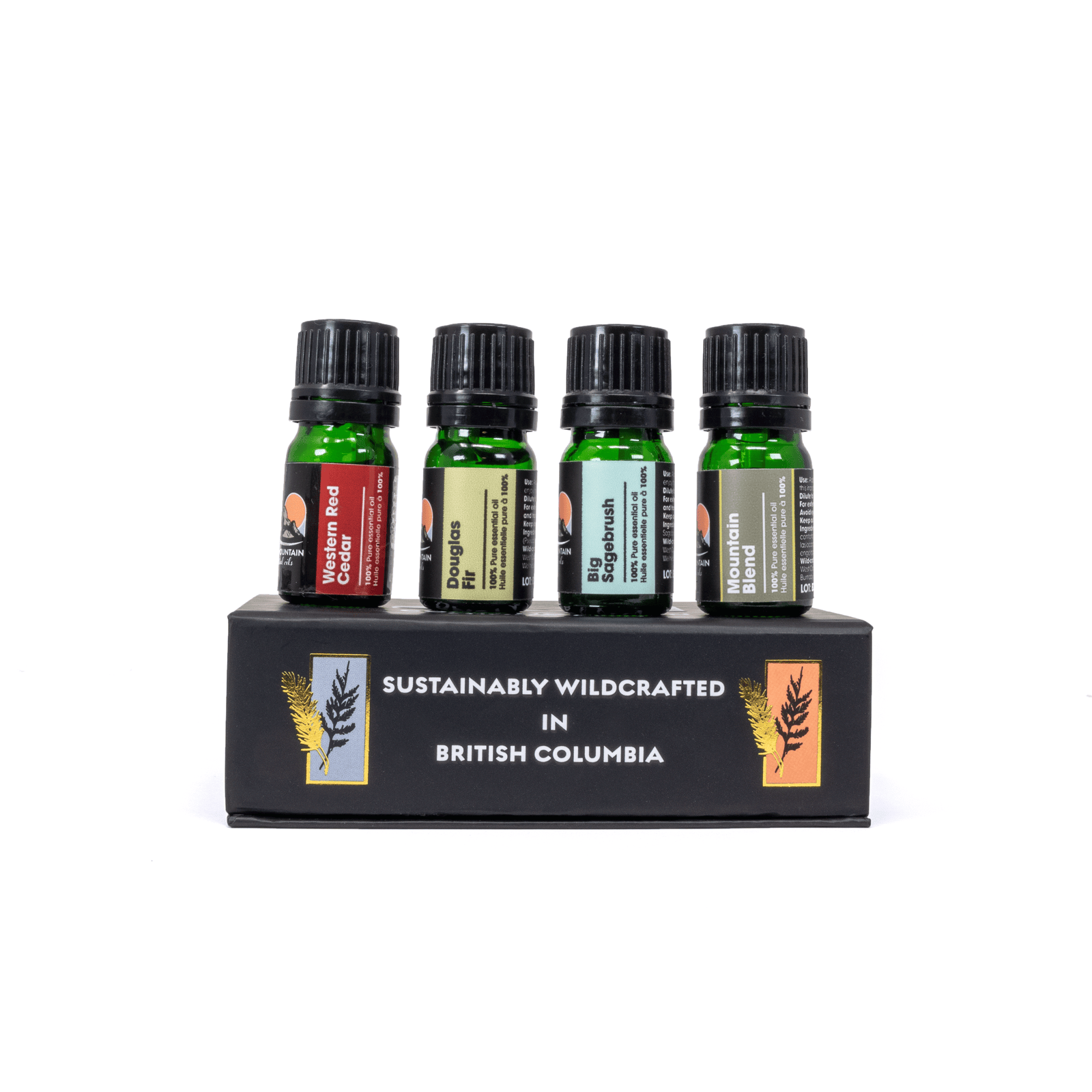 Wildcrafted Essential Oil Gift Pack (4x5ml) – Coast Mountain