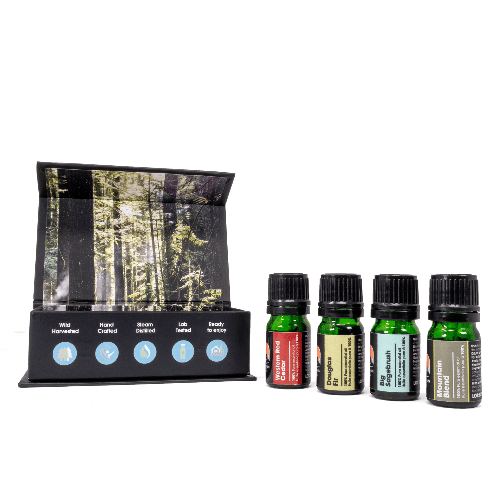 Wildcrafted Essential Oil Gift Pack (4x5ml) – Coast Mountain
